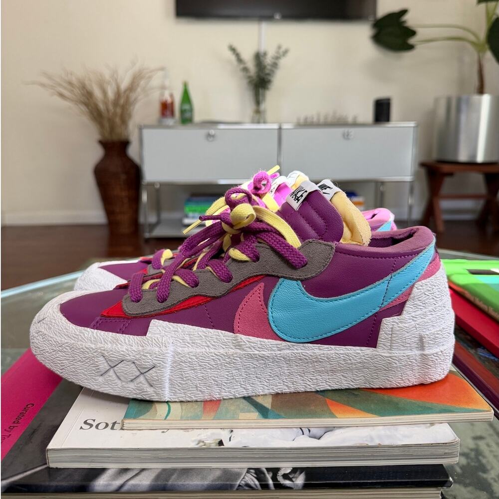 Nike x Kaws x Sacai Blazer Low Purple Dusk